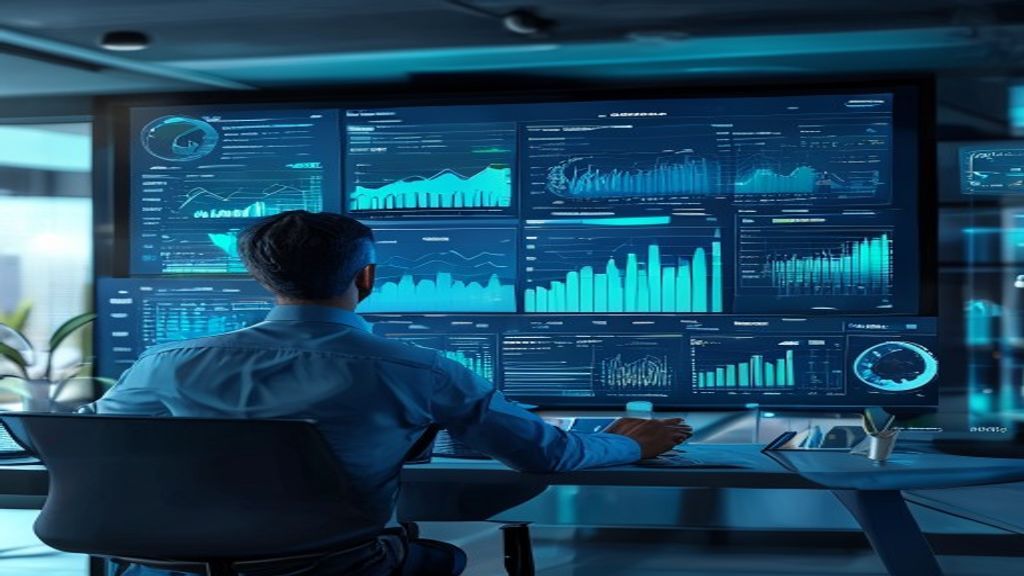 Business analytics dashboard